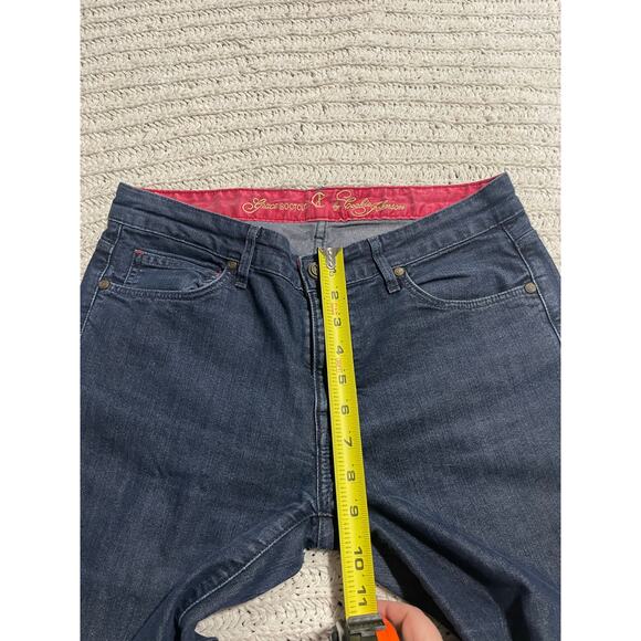 Cookie Johnson Grace Bootcut Jeans CJ089 Women's Size 29 Blue Denim Made in USA - Picture 3 of 13